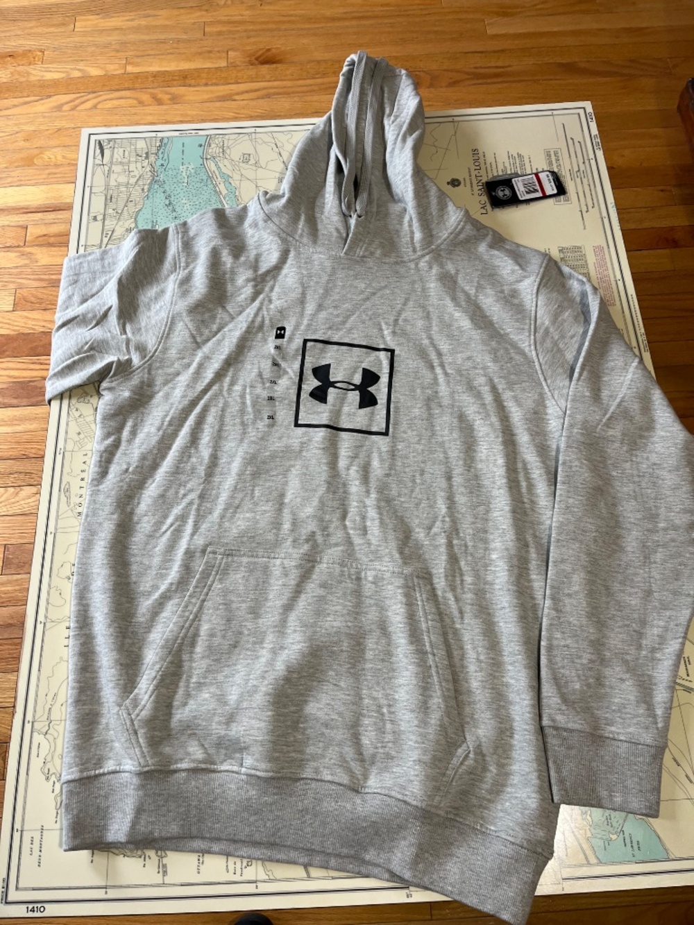 Under Armour Grey Hoodie NWT - Picture 2 of 5